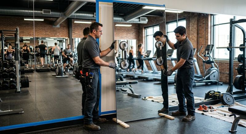 Workout Mirrors Installation in Longmont, CO