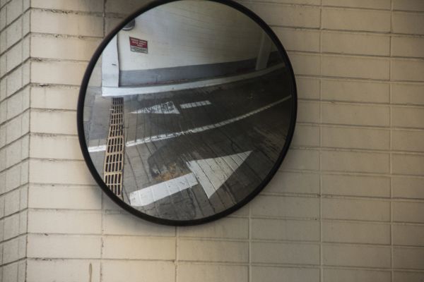 Garage Mirror Hanging